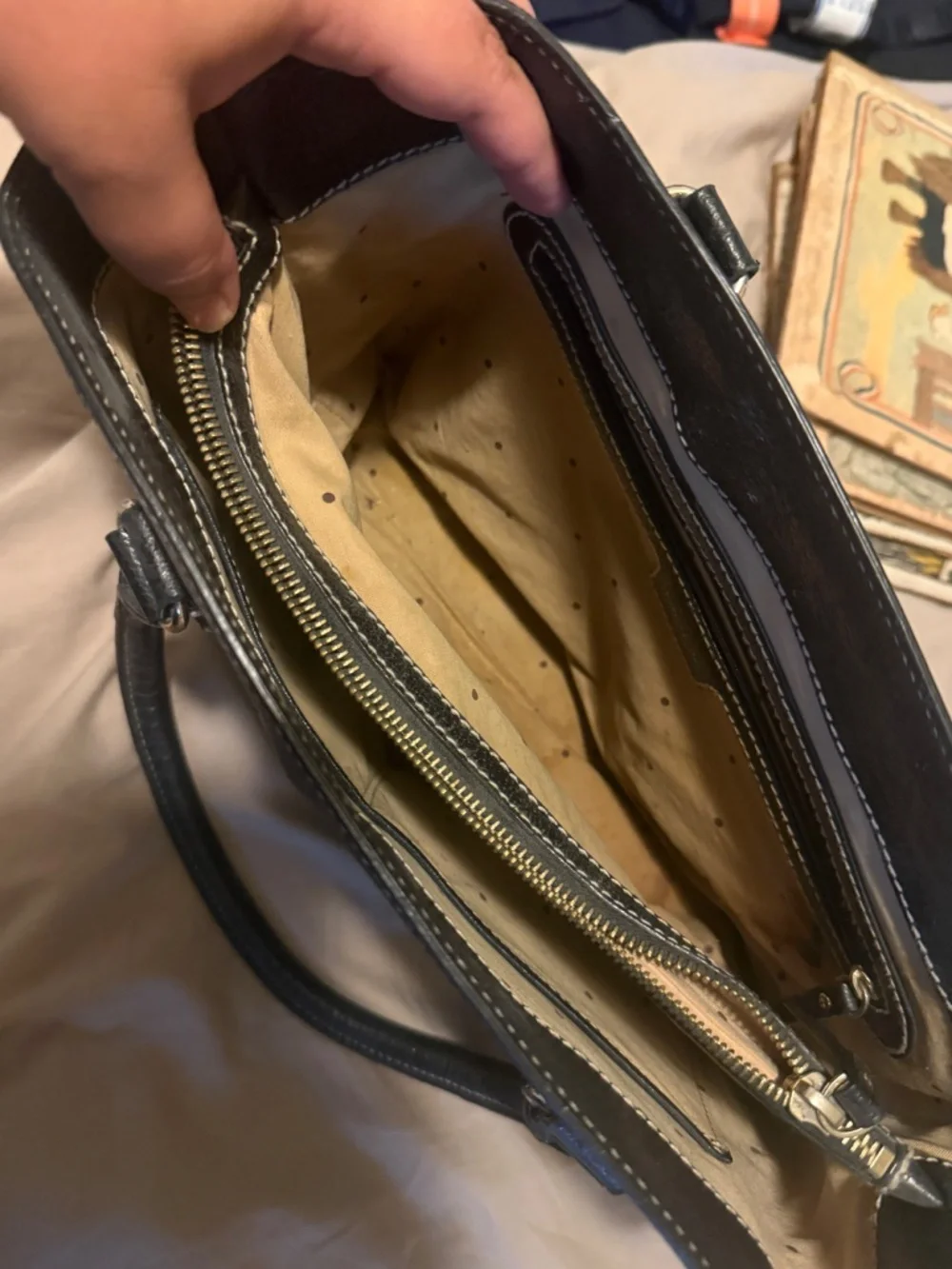 Kate Spade New York Bundle — Black Wellesley Tote + Pebbled Leather Tassel Cross - Picture 8 of 8